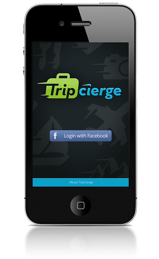 TripCierge iPhone App UX Splash