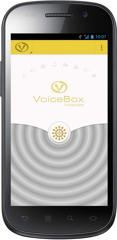 Voice Box Android App UX Splash